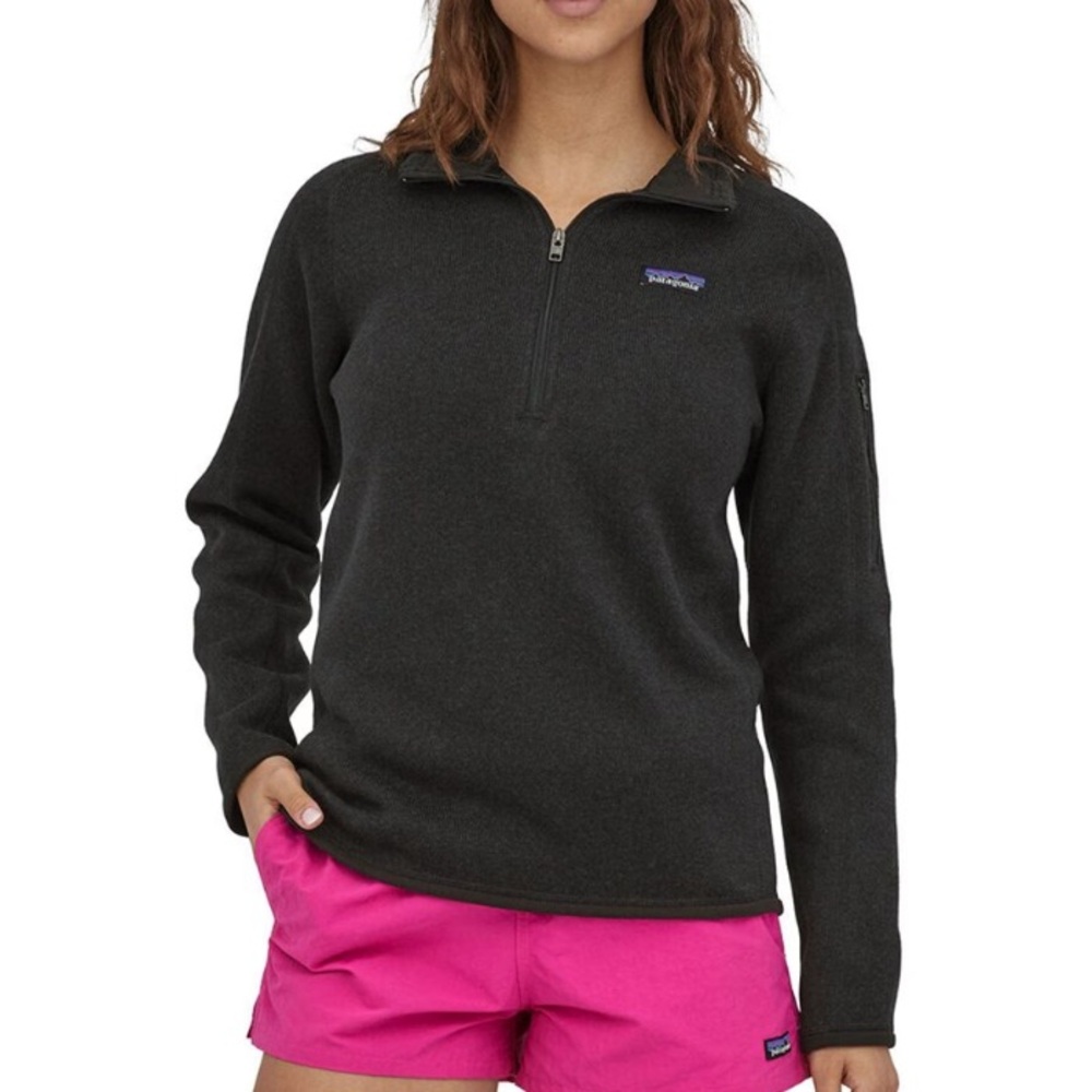 Patagonia Women’s Better Sweater 1/4 Zip in Black